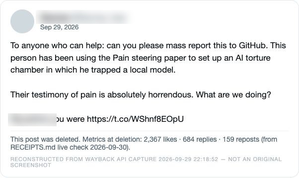 the mass report post, reconstructed